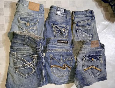 SEVEN7 AND OTHER BRAND MINI MICRO SHORTS (MR752)