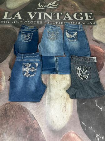 Y2K capri jorts jean denim for women flared