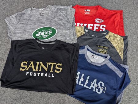 CRZ2078 NFL, NHL & NBA Sports T-Shirts