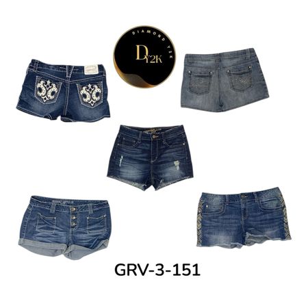 Women’s Casual Denim Mini Shorts – Everyday Wear (GRV-3-151)