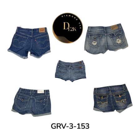 Premium Denim Mini Shorts – Trendy Summer Outfit (GRV-3-153)