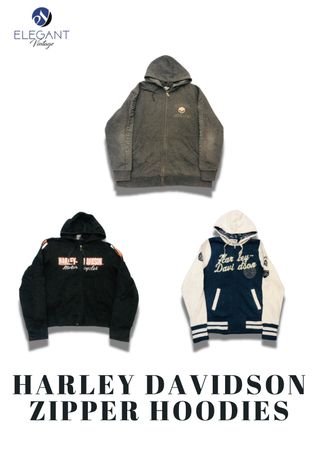 Harley Davidson Zipper Hoodies - EVM1136