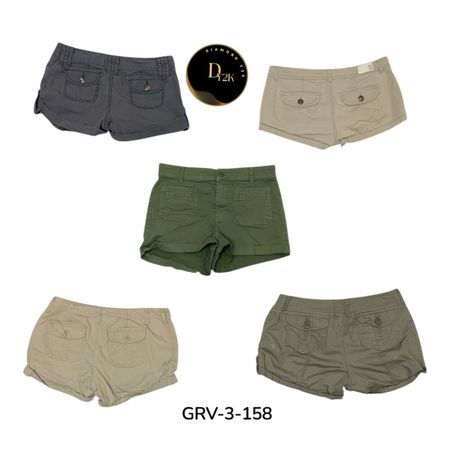Retro Denim Mini Shorts – 90s Inspired Look (GRV-3-158)