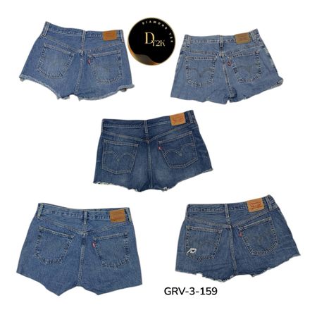 Y2K High-Waisted Denim Mini Shorts – Street Style (GRV-3-159)