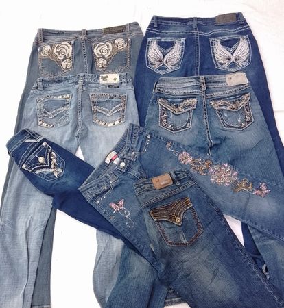 CR7021 Y2K Flare Jeans