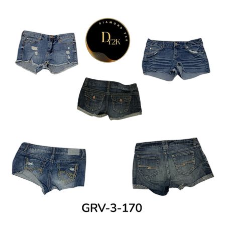 Women’s Denim Mini Shorts – Casual Shorts for Summer & Beach (GRV-3-170)