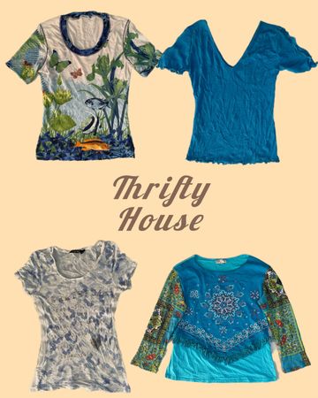 Mermaid Core Y2K Tops(TH/297)