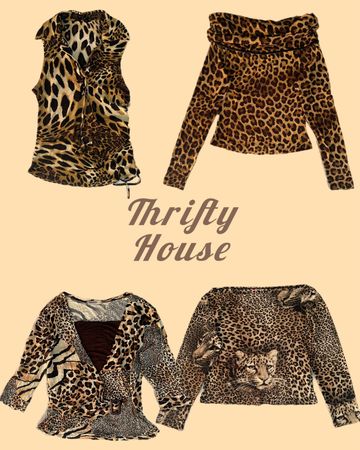 Cheetah Girl Era Y2k Tops(TH/298)