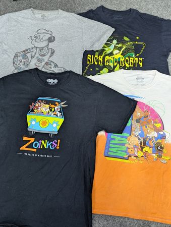 ZV2088 Cartoon Print T-Shirts