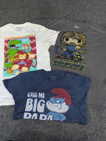 CRZ2088 Cartoon Print T-Shirts