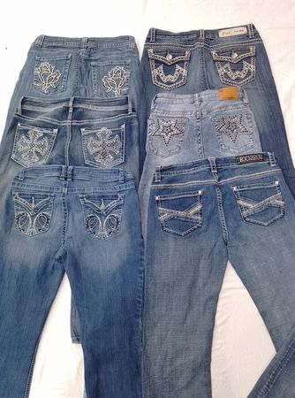 CR7027 Y2K Flare Jeans