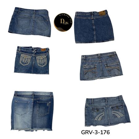 Stretchy Denim Mini Shorts – Skirt  for Women, High Waist & Cute (GRV-3-176