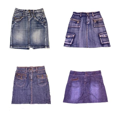 Y2K NYC IT Girl Denim Mini Skirts RW-1683