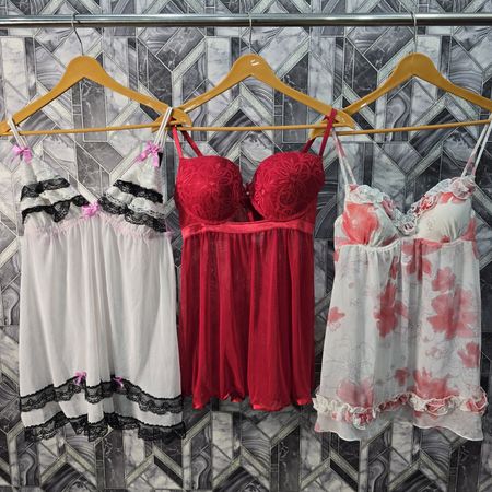 AV-1280 Y2Kスタイルベビードールトップス