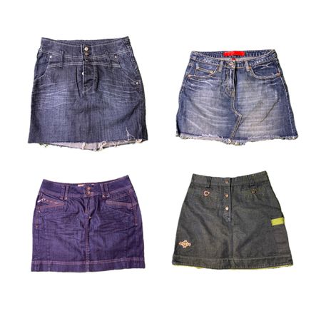 Y2K NYC IT Girl Denim Mini Skirts Rw-1685