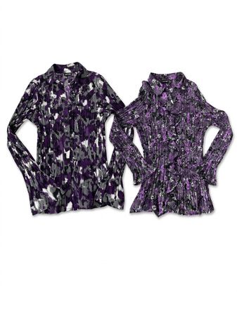 プリントブラウス (FV-1009)