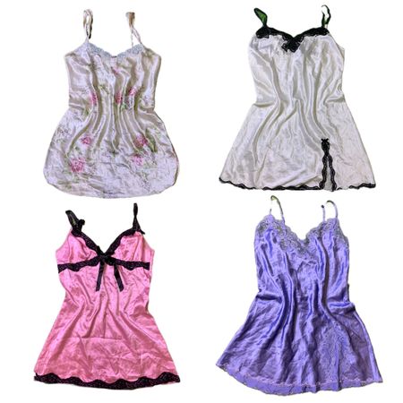 Y2K Silk Slip Tops RW-1688