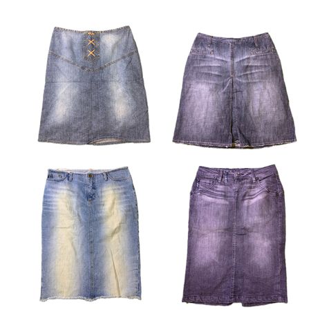 Y2K IT Girl Denim Midi Skirts RW-1689