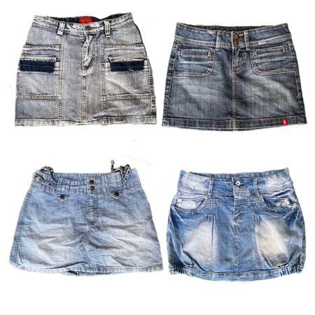 Y2K NYC IT Girls Denim Mini Skirts RE-2907
