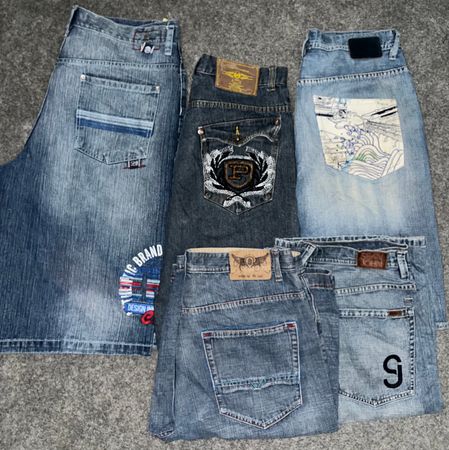 Custom handpick Hip Hop Denim Short