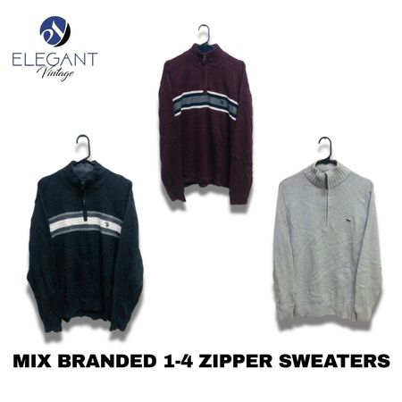 Mix Branded 1-4 Zipper Sweaters - EVM0294
