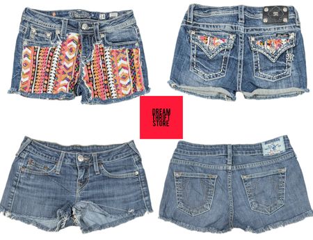 Miss Me Rock Revival True Religion ショーツ