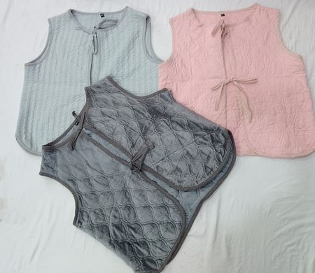 CR7046 Upcycled Comforter Vests