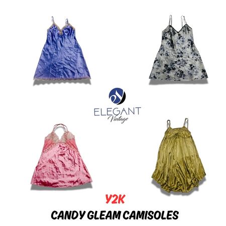 Y2K Candy Gleam Camisoles - EV0826