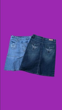 Y2K Mini & Midi Denim Skirts