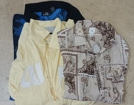 Camicia con stampa Paisley 10 pezzi