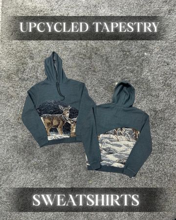 Upcycled Tapestry Sweatshirts