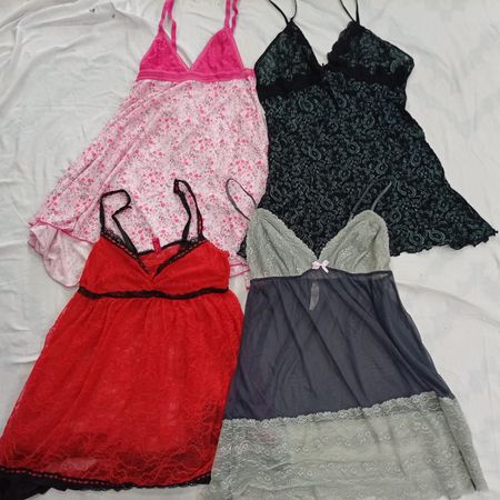 CR7064 Y2K Lingerie Cami Tops