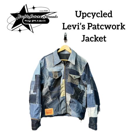 Upcycled Levi’s Denim Patchwork Jackets