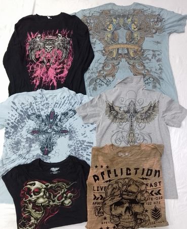 CR7067 Vintage Skull T-Shirts