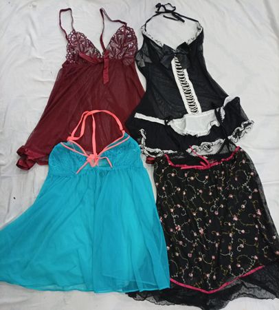 CR7069 Y2K Lingerie Cami Tops