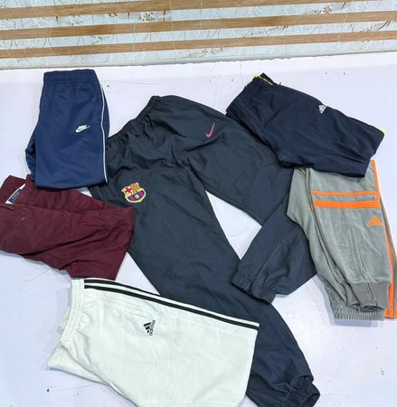 Branded Vintage Nylon and TrackPants 9 pieces