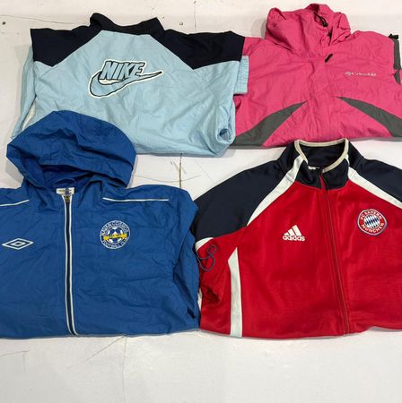 Vintage Branded Nylon and Track jackets 17 pcs