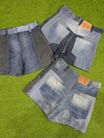 Shorts Mini mix code Upcycle Levi's