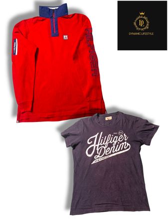 Tommy Hilfiger polo and crew neck t shirts