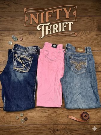 Y2K Flared/Bootcut Embellished Jeans