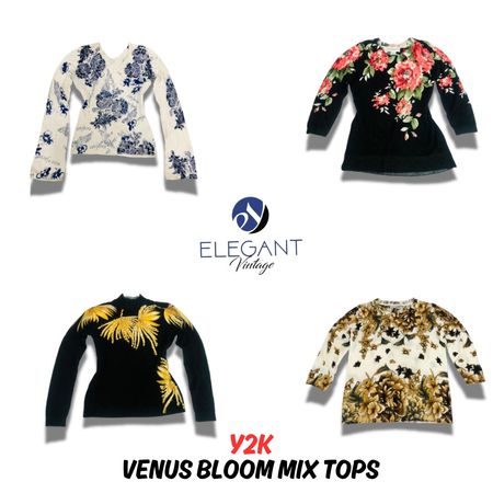 Y2K Venus Bloom Mix Tops - EV0843