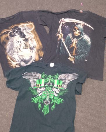 Print Skull T-Shirts