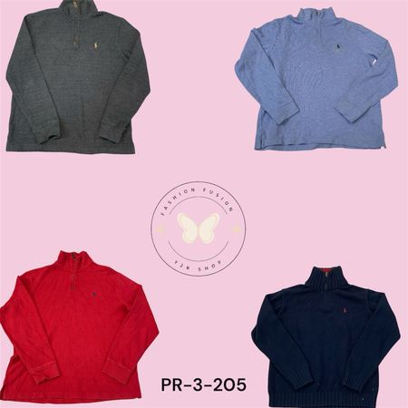Polo Ralph Lauren Crewneck Pullover – Luxury Cotton, Casual Wear  (GRF-3-205)