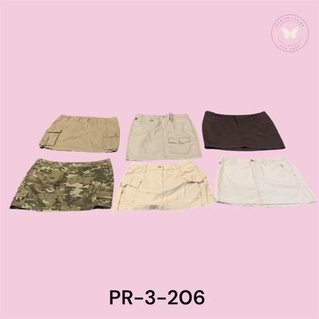 Cotton Cargo Mini Skirt – Casual Summer Wear (PR-3-206)