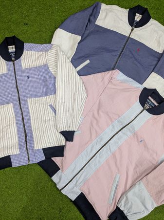 Upcycle polo Ralph Lauren Harrington jacket