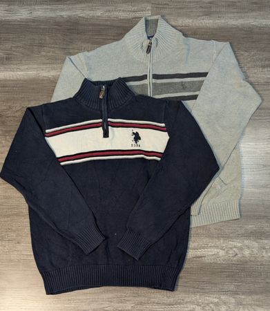 4598 - US Polo ¼ zip and Full Zip Sweater