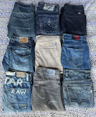 デニムヒップホップパンツ 10ピース