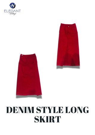 Upcycled Style Long Skirts - EVR0235