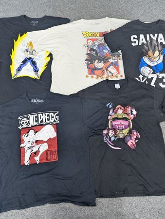 ZV2099 Japanese Anime Print T-Shirts