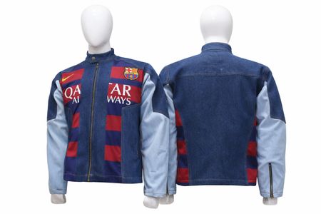 CR1424 Upcycled Denim Jacket